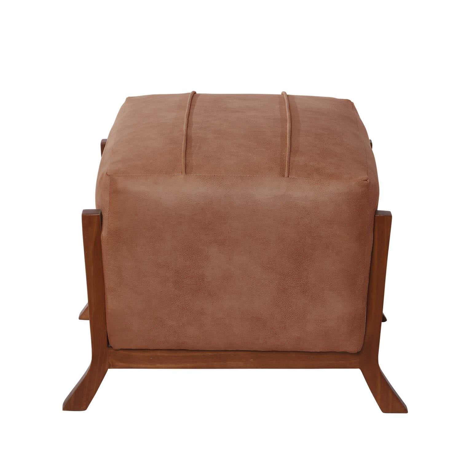 POUF LATAM HOME MARSELLA CUERO KENTUCKY TABACO - 2