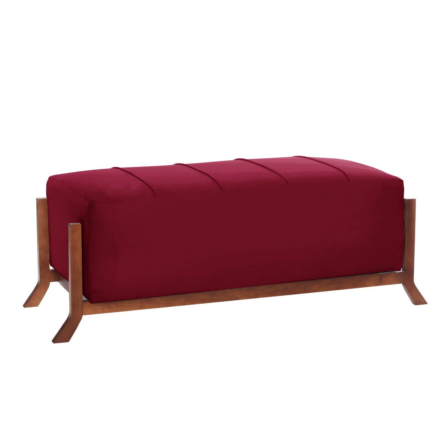 BANQUETA LATAM HOME MARSELLA BURDEO TELA VELVET - 1