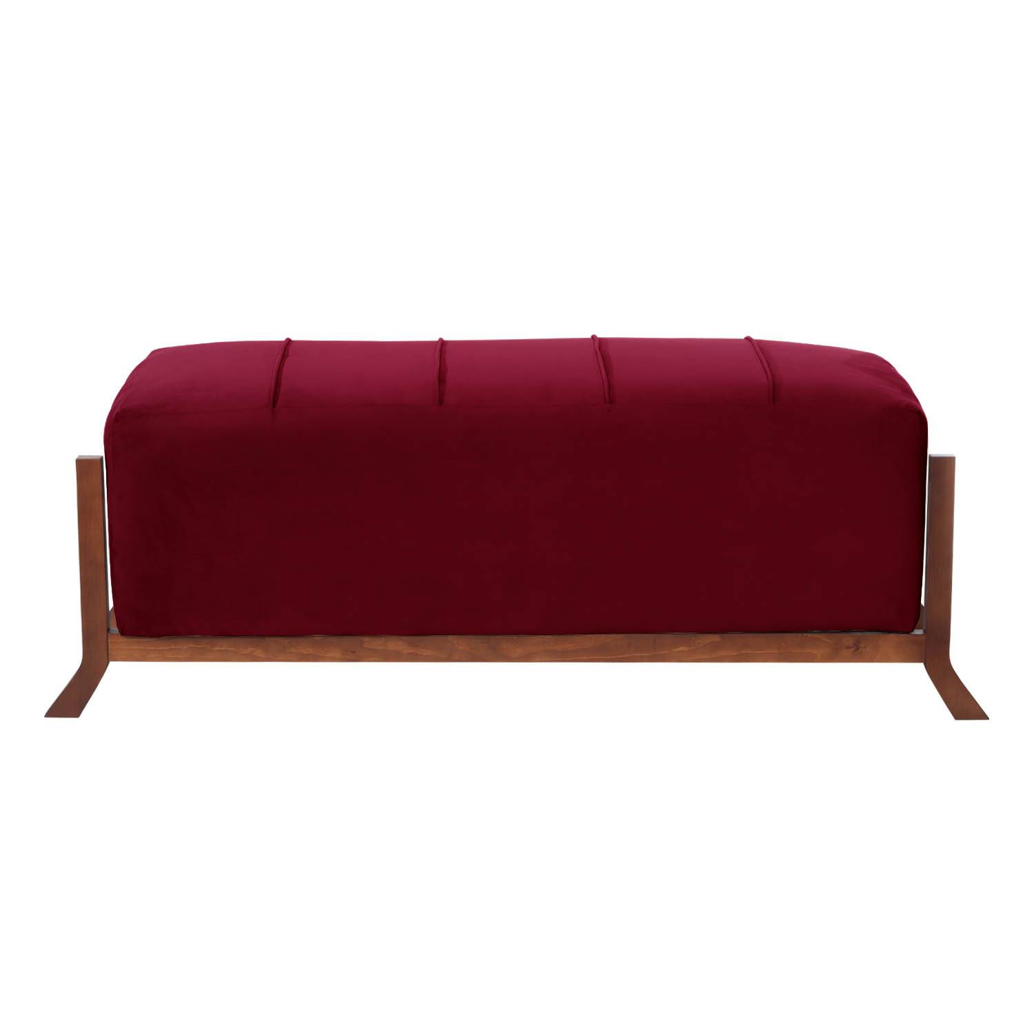 BANQUETA LATAM HOME MARSELLA BURDEO TELA VELVET - 2