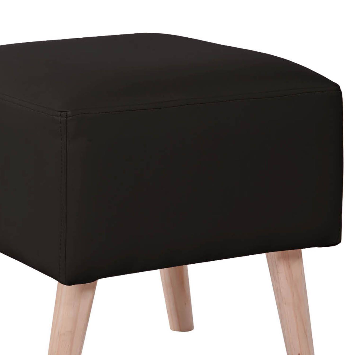 POUF LATAM HOME BURDEOS NEGRO PU - 2