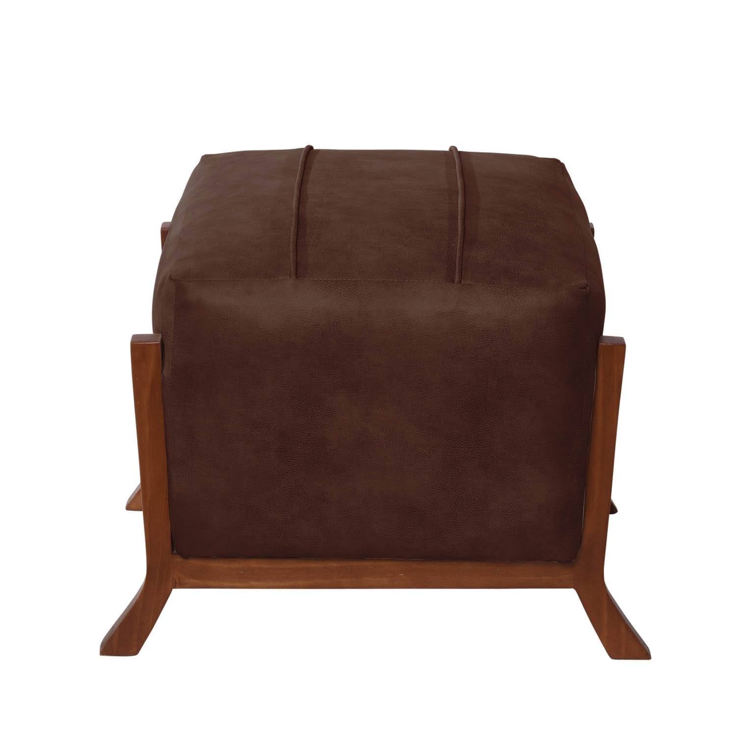 POUF LATAM HOME MARSELLA CUERO KENTUCKY CAFE MORO - 2