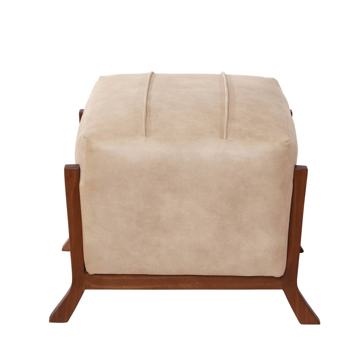 POUF LATAM HOME MARSELLA CUERO KENTUCKY BEIGE - 2