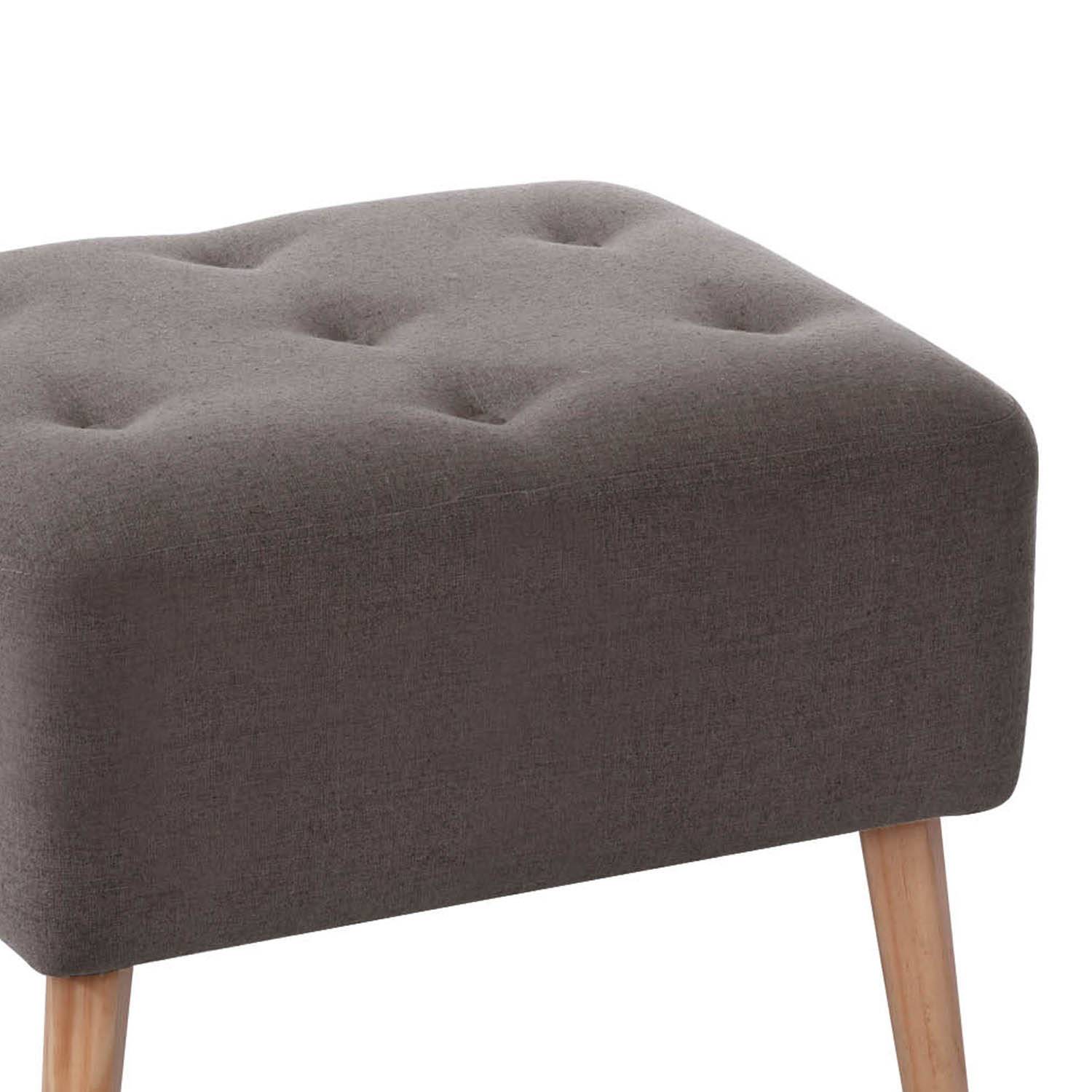 POUF LATAM HOME LYON LINO GRIS OSCURO - 2