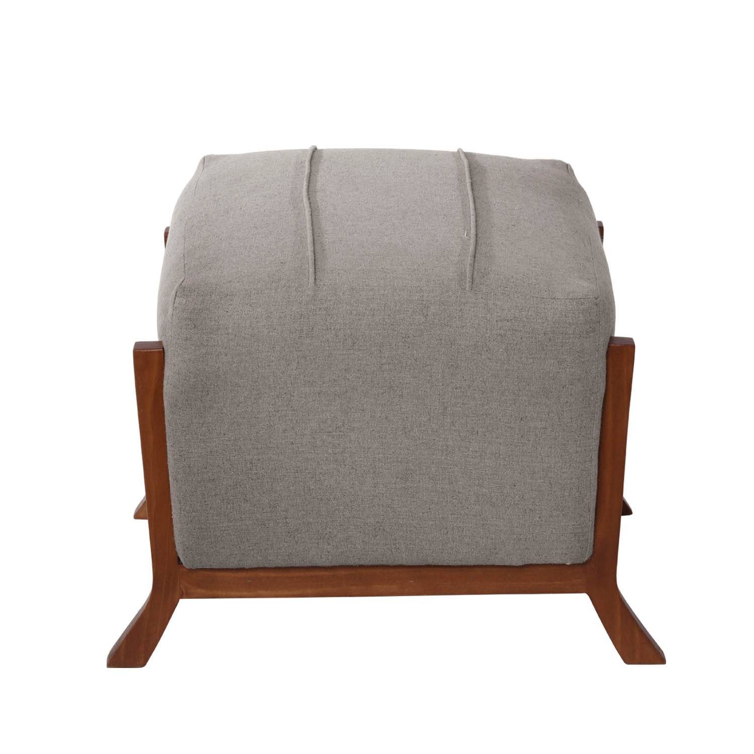 POUF LATAM HOME MARSELLA LINO GRIS CLARO - 2