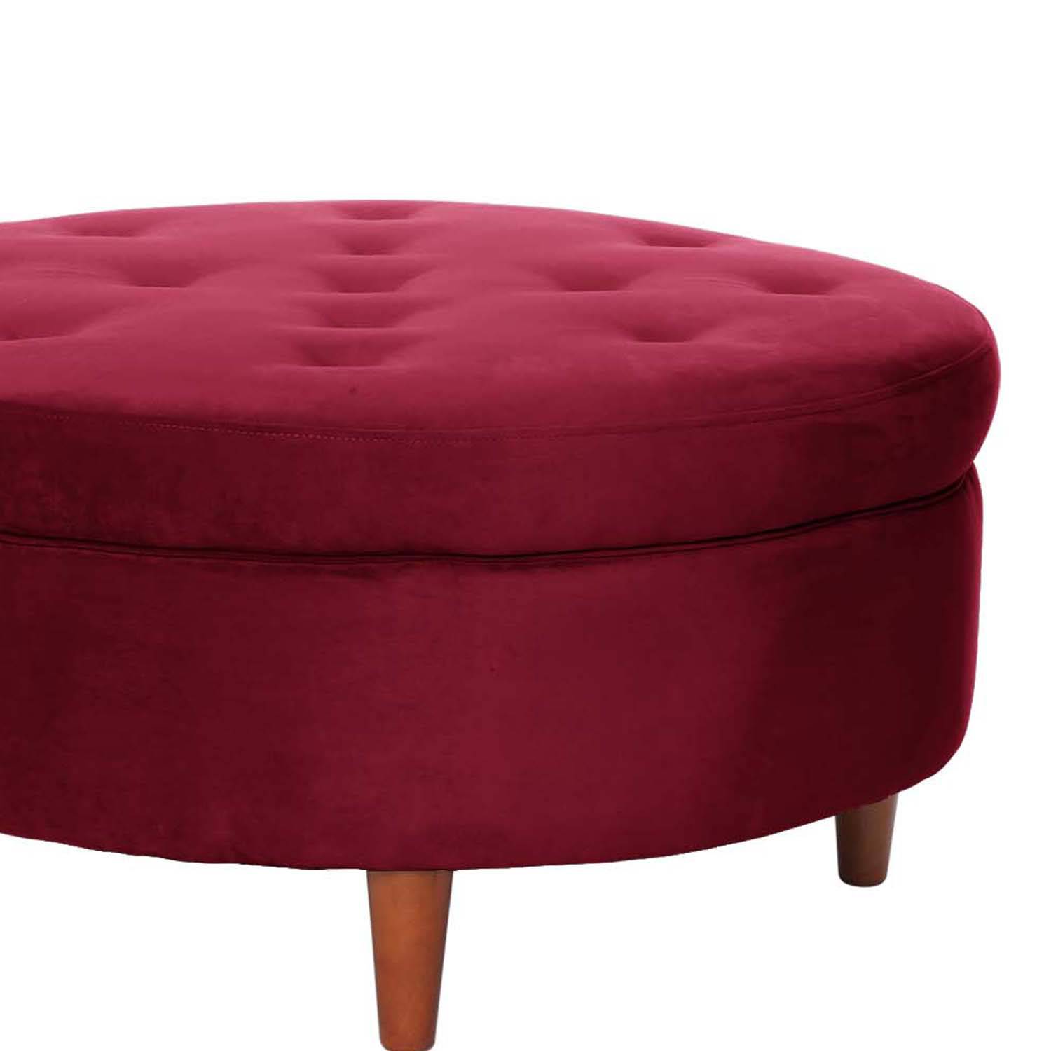 POUF LATAM HOME PARIS BURDEO TELA VELVET - 2