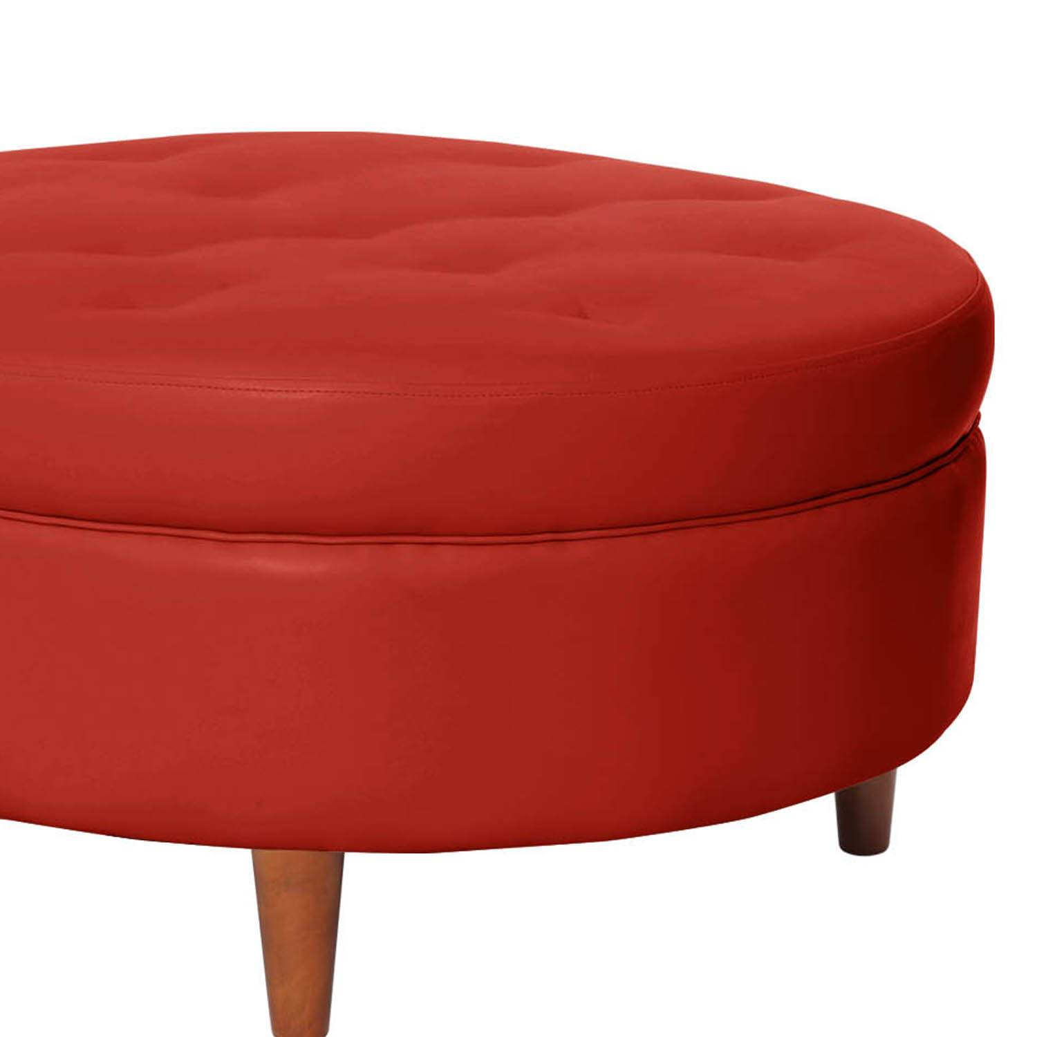 POUF LATAM HOME PARIS ROJO PU - 2