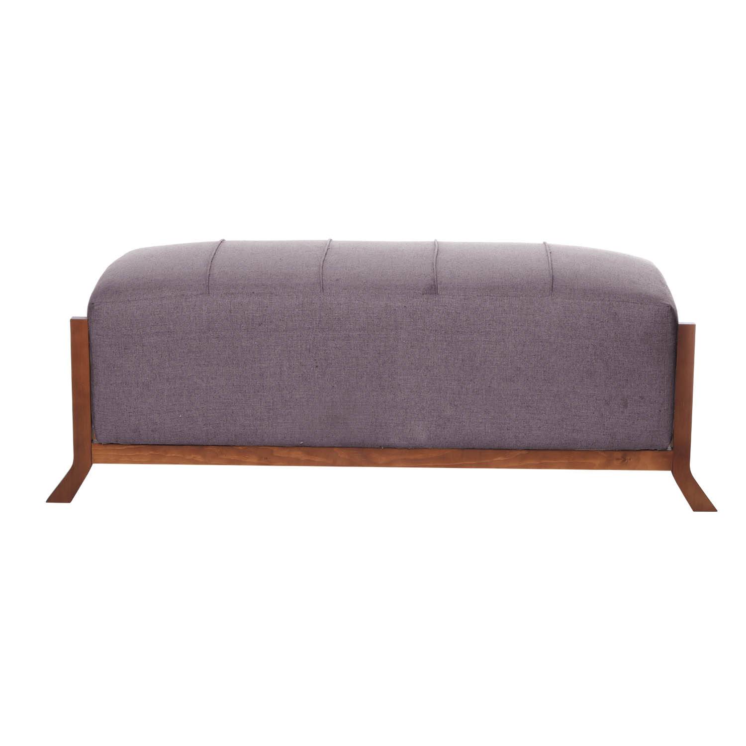 BANQUETA LATAM HOME MARSELLA LINO GRIS OSCURO - 2