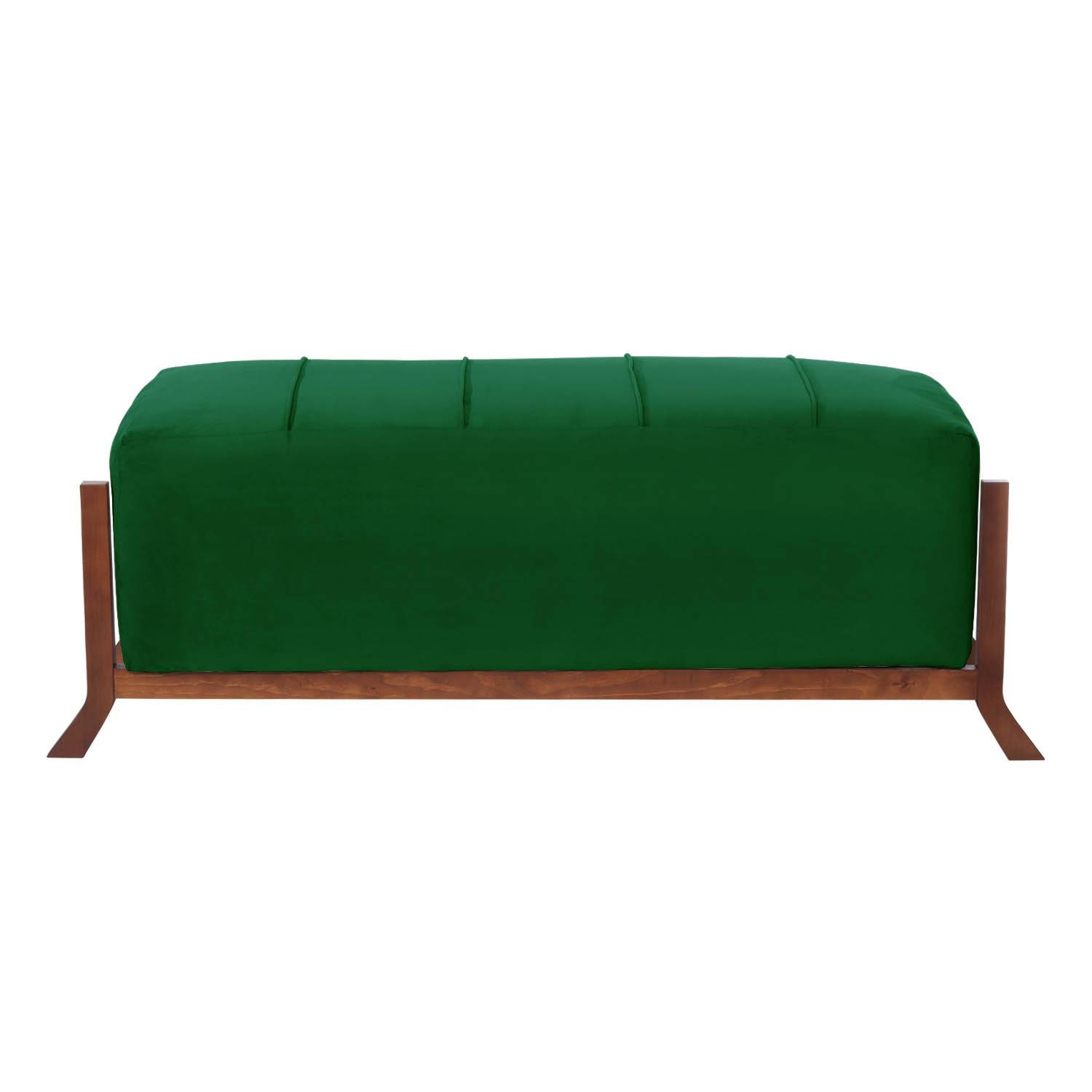 BANQUETA LATAM HOME MARSELLA VERDE TELA VELVET - 2