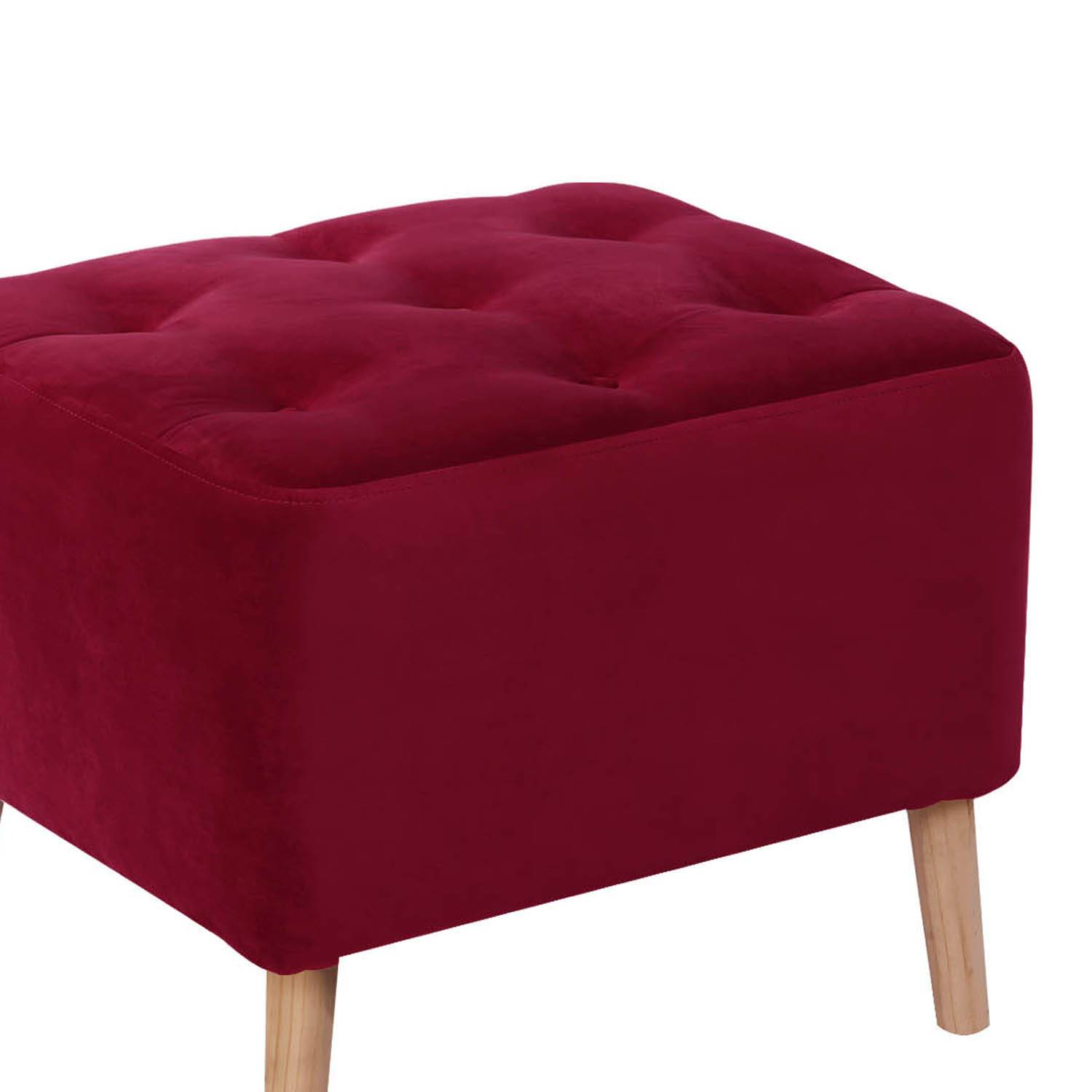 POUF LATAM HOME LYON BURDEO TELA VELVET - 2