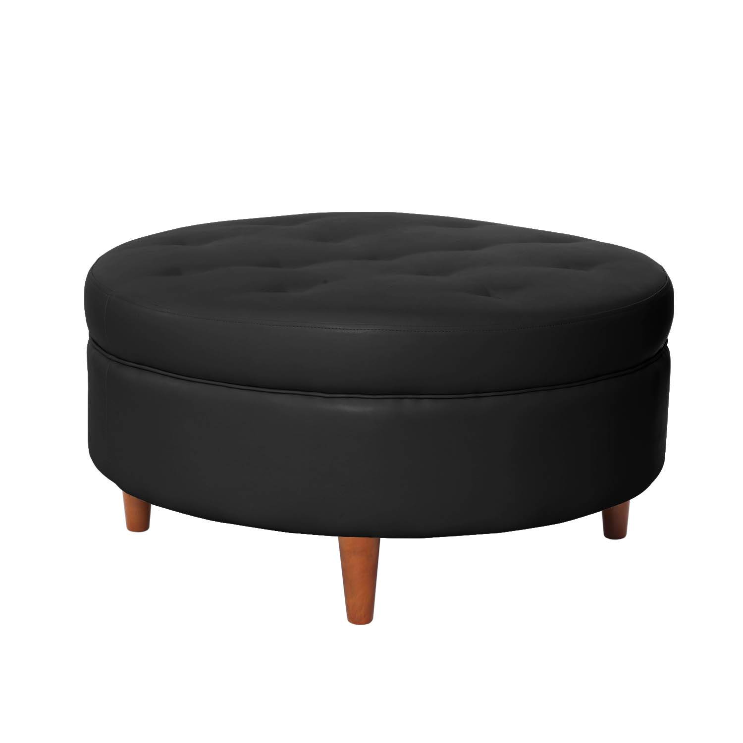POUF LATAM HOME PARIS NEGRO PU - 1