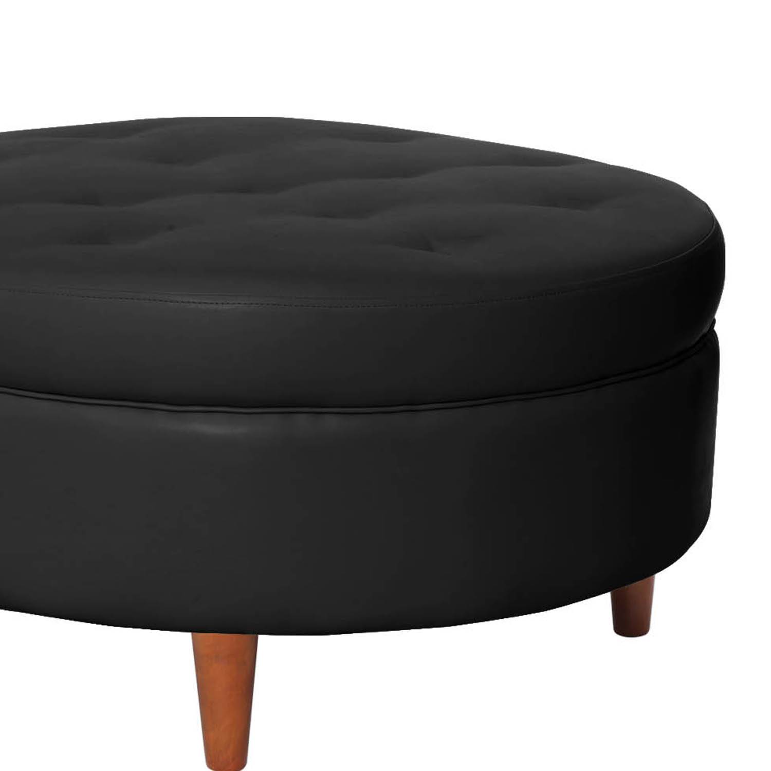 POUF LATAM HOME PARIS NEGRO PU - 2