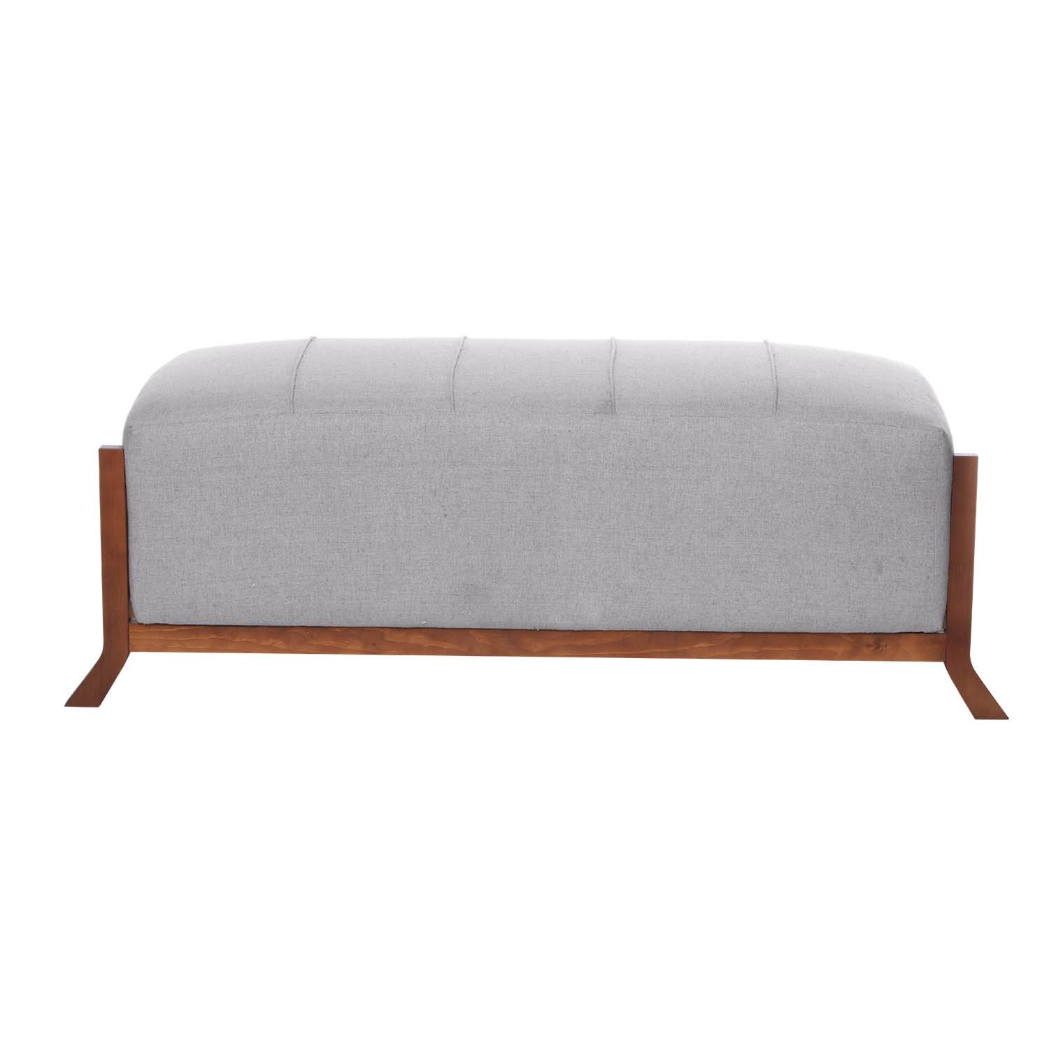 BANQUETA LATAM HOME MARSELLA LINO GRIS CLARO - 1