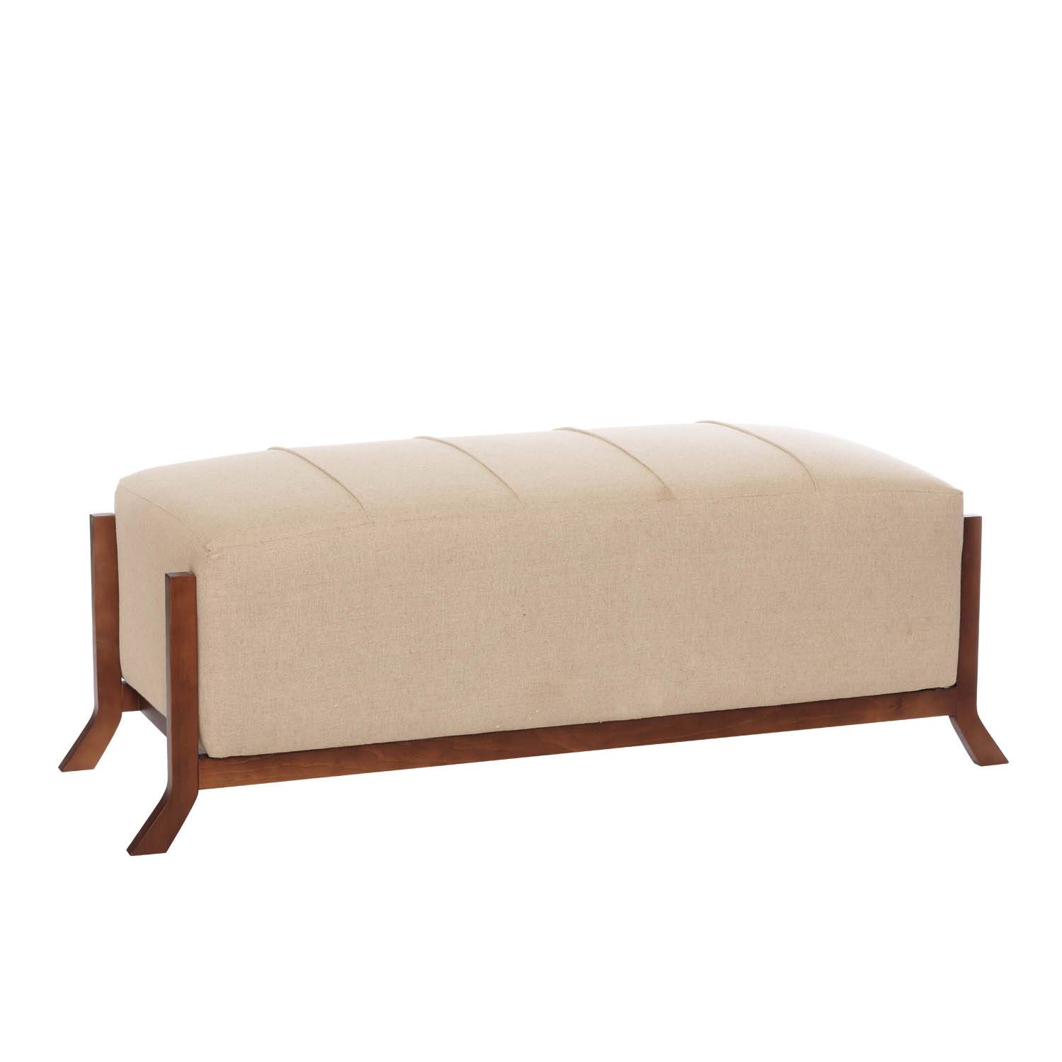 BANQUETA LATAM HOME MARSELLA LINO BEIGE NATURAL - 1