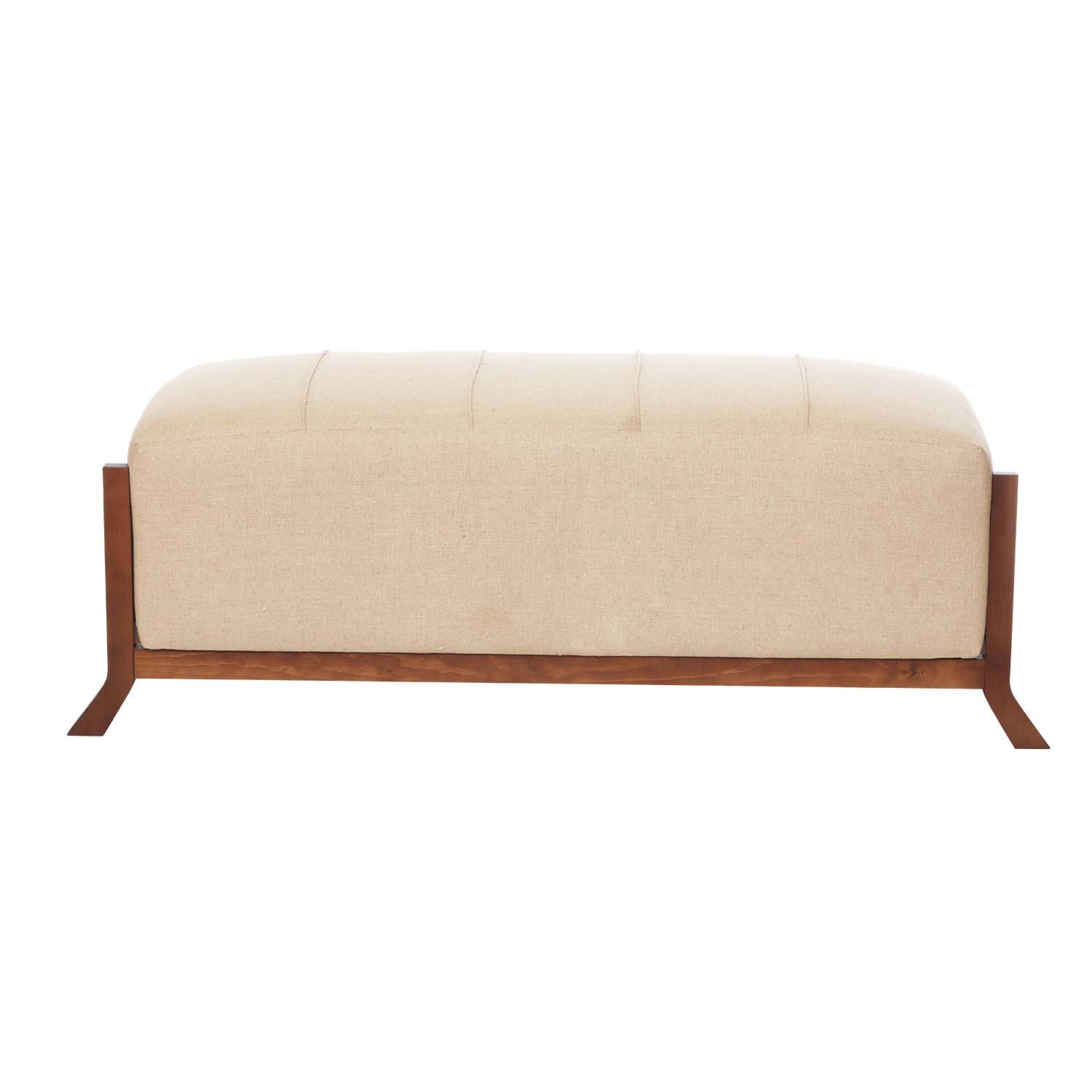 BANQUETA LATAM HOME MARSELLA LINO BEIGE NATURAL - 2