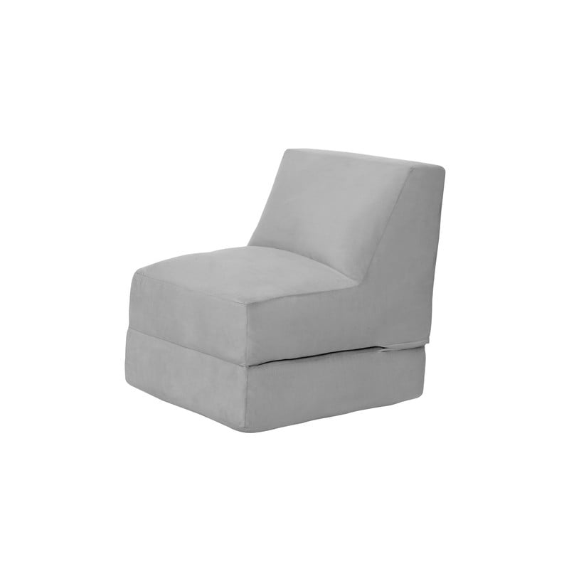 SOFÁ LATAM HOME BARI GRIS CAMA TELA VELVET - 1