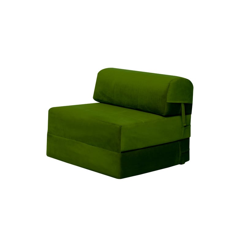 SOFÁ LATAM HOME SIENA VERDE CAMA TELA VELVET - 1