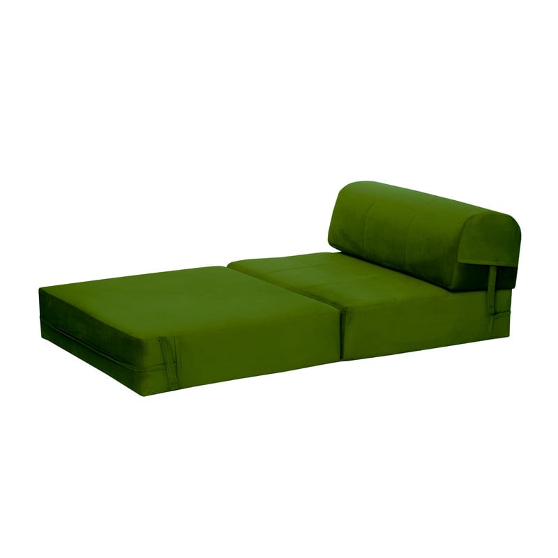SOFÁ LATAM HOME SIENA VERDE CAMA TELA VELVET - 2
