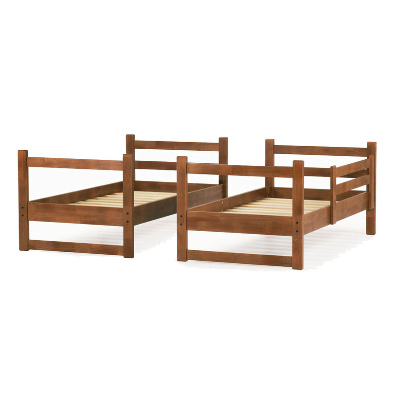 CAMAROTE LATAM HOME ZEN MADERA DESMONTABLE 1 PLAZA CAFE CLARO - 3