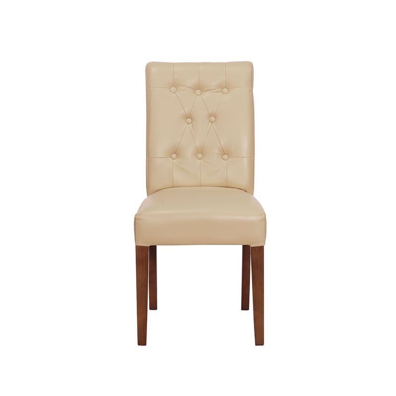SILLA COMEDOR LATAM HOME OVIEDO BEIGE PU - 1