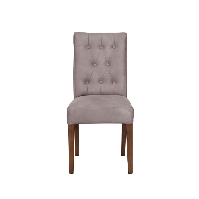 SILLA COMEDOR LATAM HOME OVIEDO CUERO GRIS KENTUCKY - 1