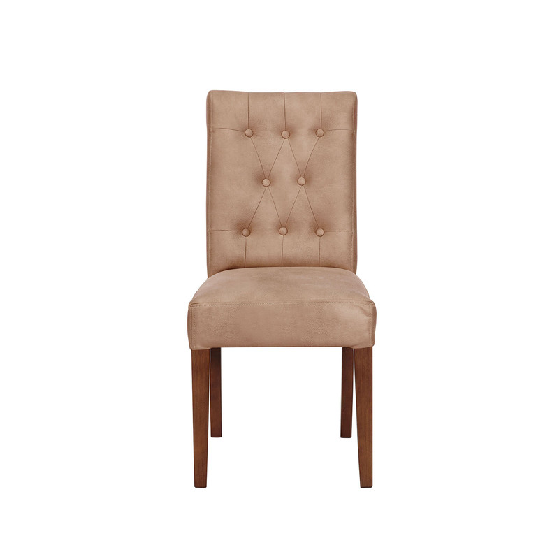 SILLA COMEDOR LATAM HOME OVIEDO CUERO BEIGE KENTUCKY - 1