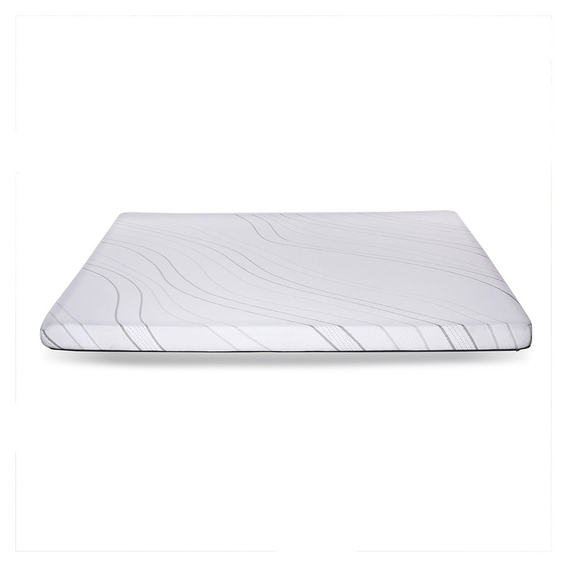 TOPPER LATAM HOME BLANCO LISO ZEN VISCO SUPER KING 200X200X7 CM - 3