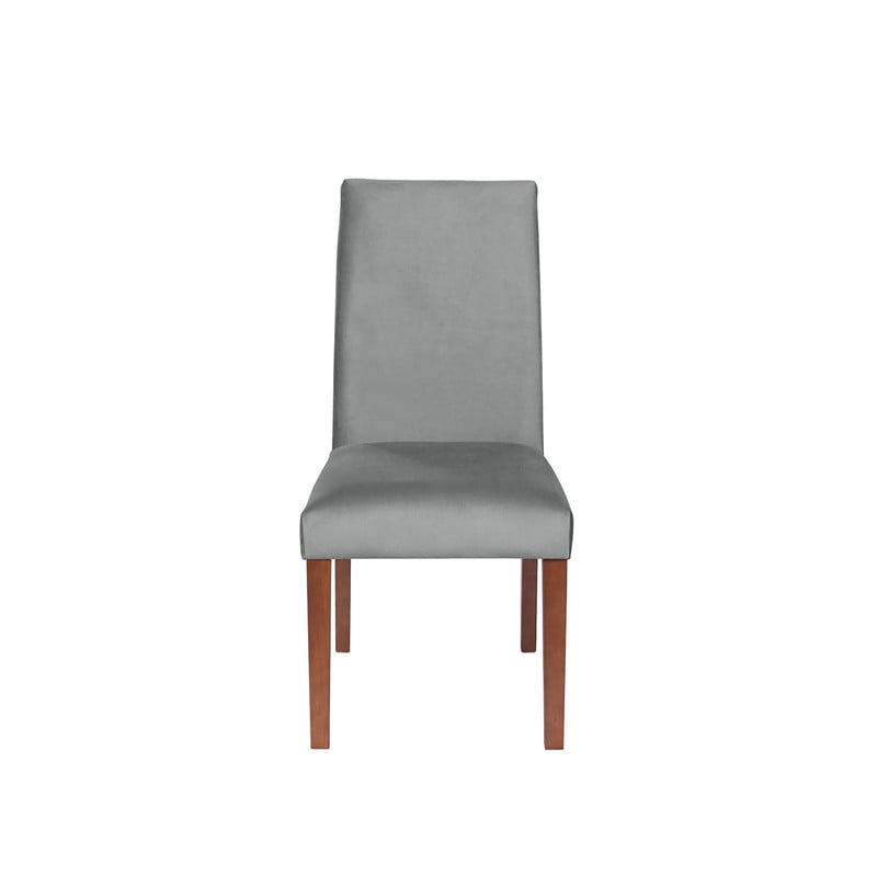 JUEGO DE COMEDOR VALENCIA SILLA CADIZ TELA GRIS - 3