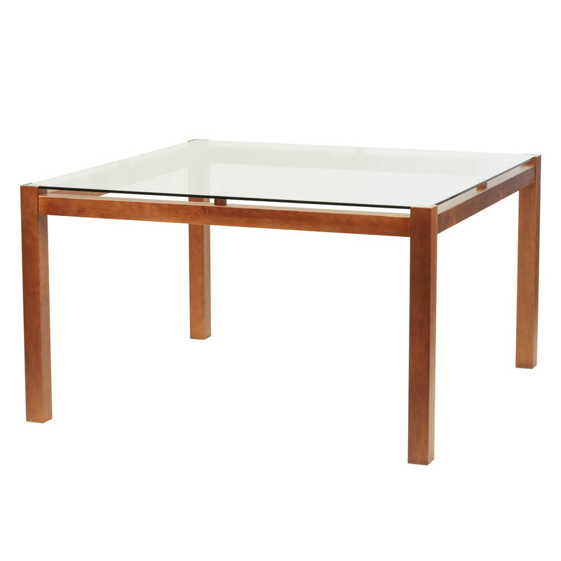 JUEGO DE COMEDOR BARCELONA 1400X1400 SILLA TENERIFE CUERO BEIGE - 2