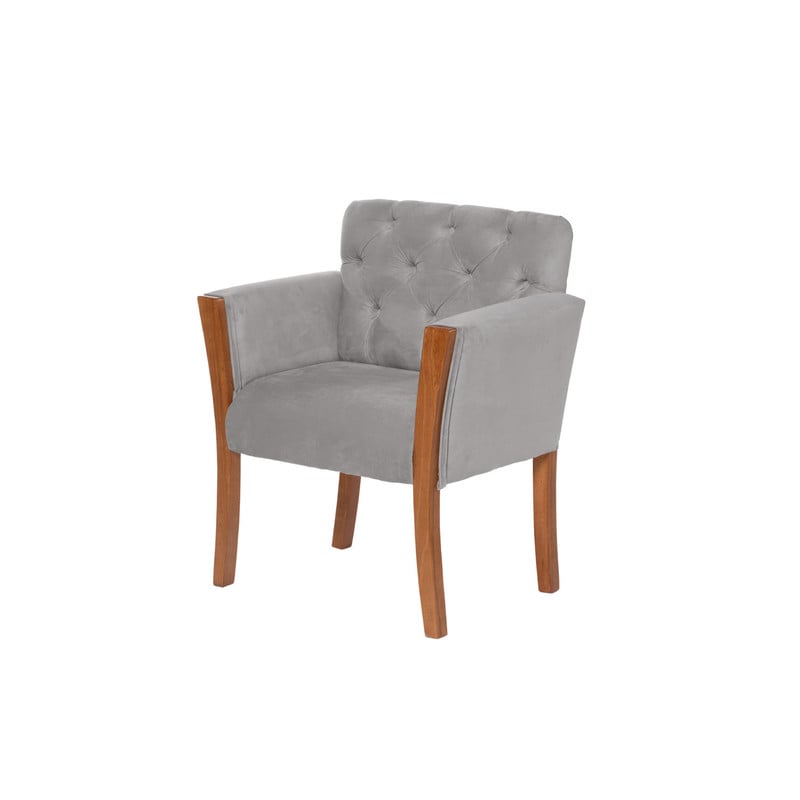 SITIAL LATAM HOME KIEL GRIS TELA VELVET - 1