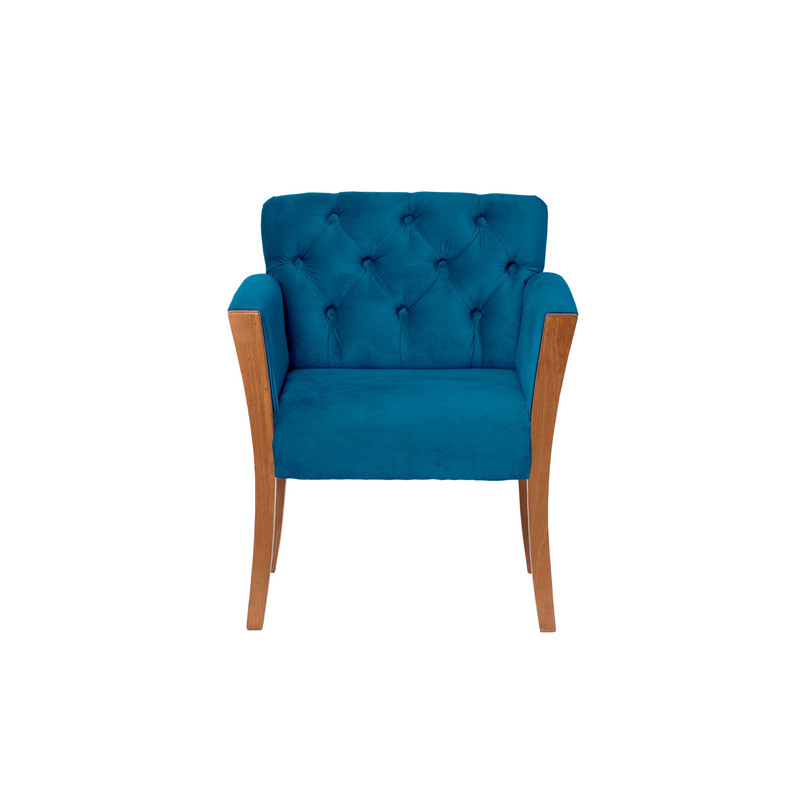 SITIAL LATAM HOME KIEL AZUL PETROLEO TELA VELVET - 2
