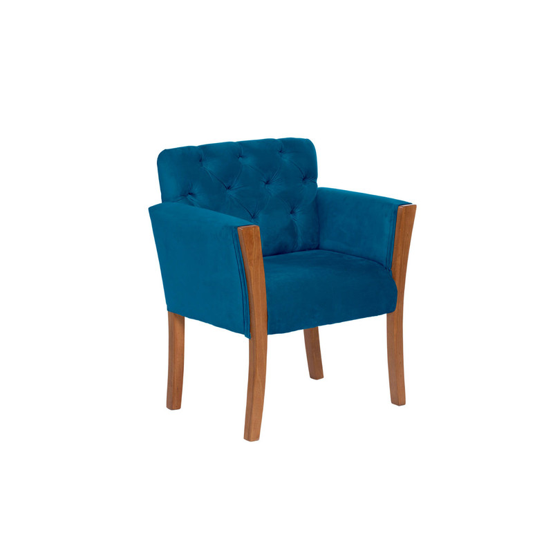 SITIAL LATAM HOME KIEL AZUL PETROLEO TELA VELVET - 3