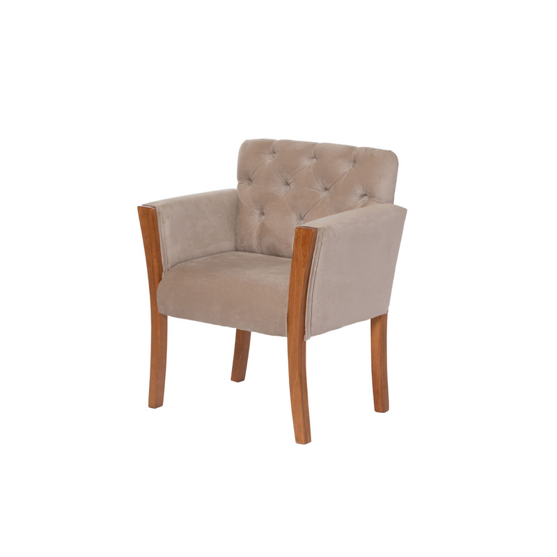 SITIAL LATAM HOME KIEL BEIGE TELA VELVET - 1