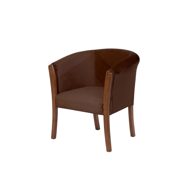 SITIAL LATAM HOME DORTMUND CHOCOLATE TELA VELVET - 1