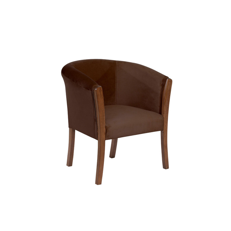 SITIAL LATAM HOME DORTMUND CHOCOLATE TELA VELVET - 3