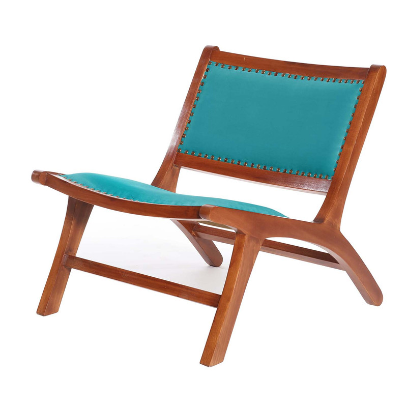SITIAL LATAM HOME HANNOVER TURQUESA TELA VELVET - 1