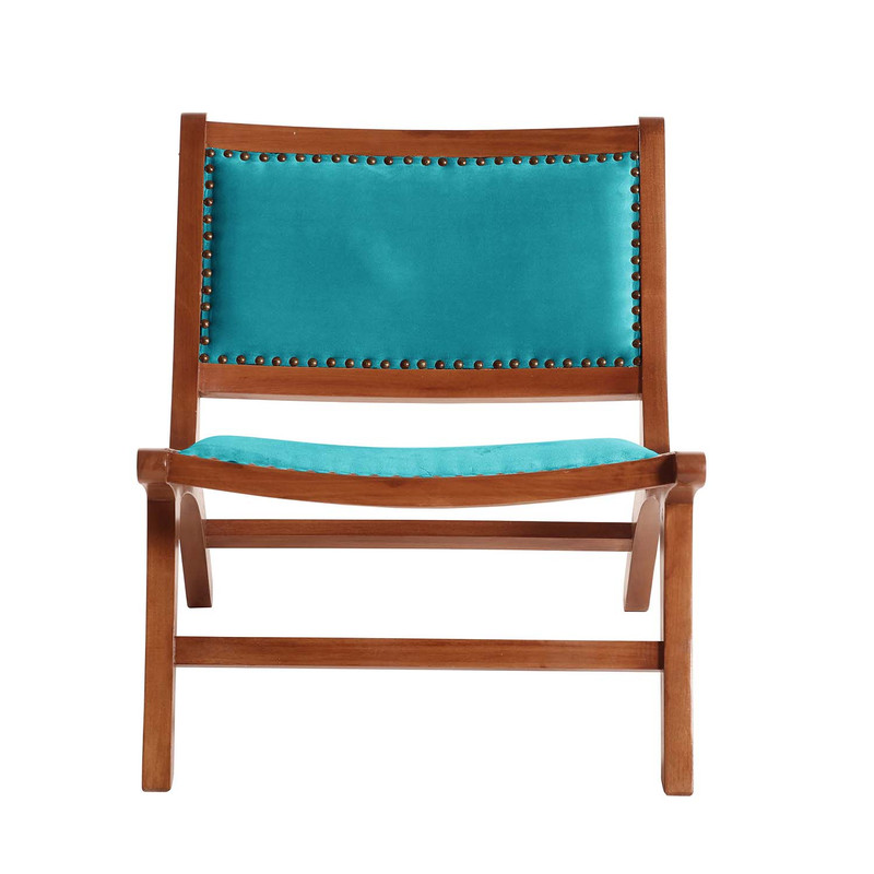 SITIAL LATAM HOME HANNOVER TURQUESA TELA VELVET - 2