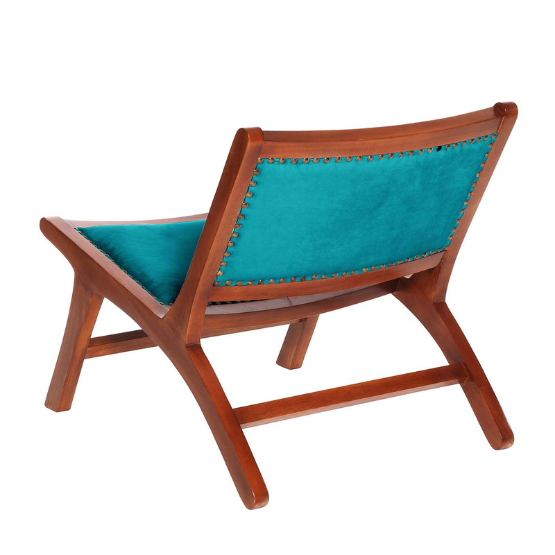SITIAL LATAM HOME HANNOVER TURQUESA TELA VELVET - 3