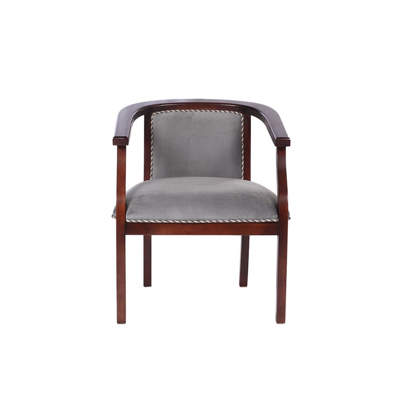SITIAL LATAM HOME STUTTGART GRIS TELA VELVET - 1
