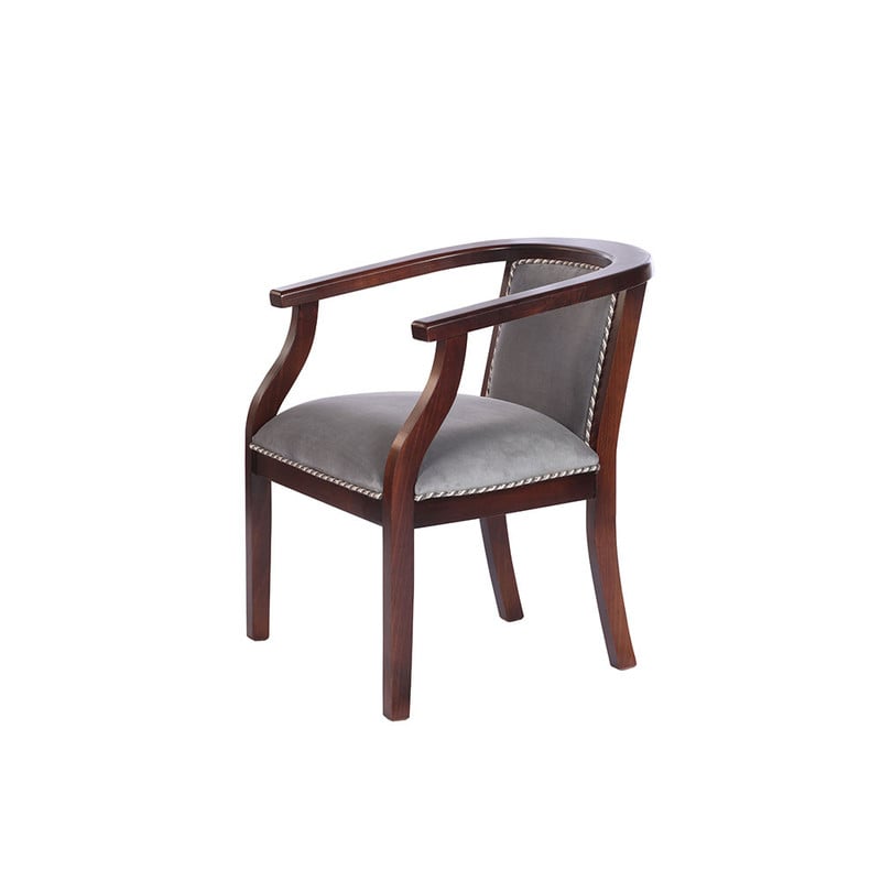 SITIAL LATAM HOME STUTTGART GRIS TELA VELVET - 2