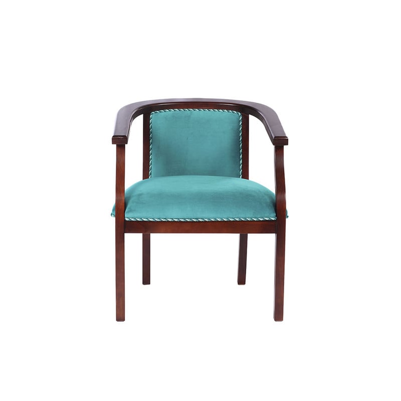 SITIAL LATAM HOME STUTTGART TURQUESA TELA VELVET - 1