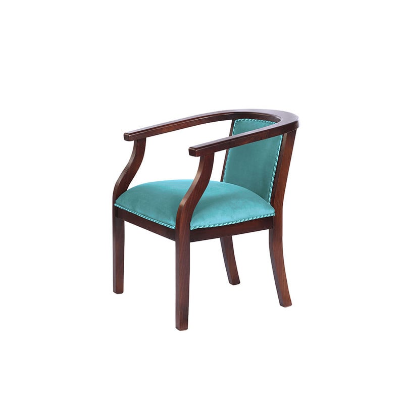SITIAL LATAM HOME STUTTGART TURQUESA TELA VELVET - 2