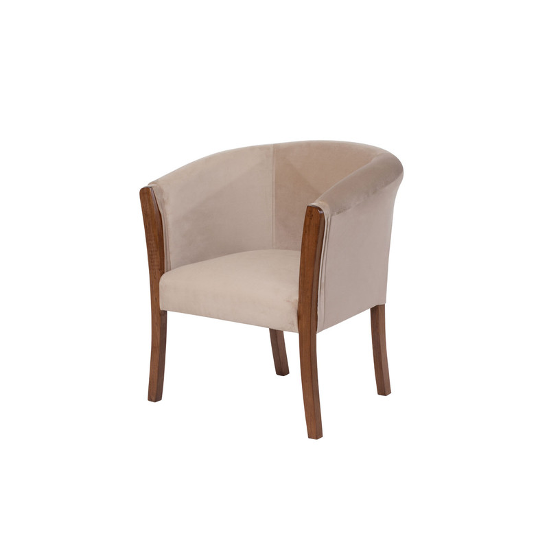 SITIAL LATAM HOME DORTMUND BEIGE TELA VELVET - 1