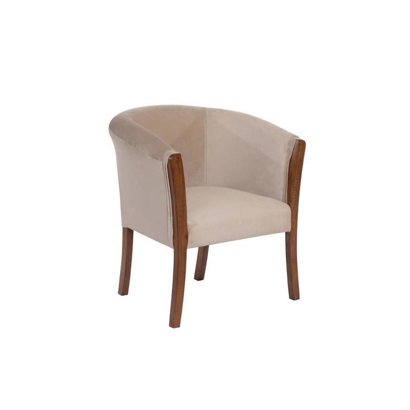 SITIAL LATAM HOME DORTMUND BEIGE TELA VELVET - 3