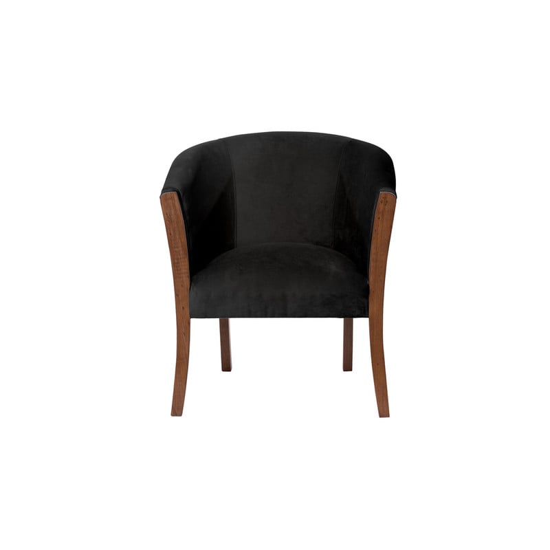 SITIAL LATAM HOME DORTMUND NEGRO TELA VELVET - 2