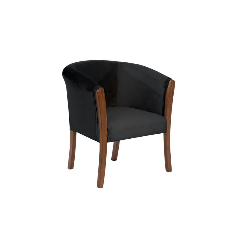 SITIAL LATAM HOME DORTMUND NEGRO TELA VELVET - 3