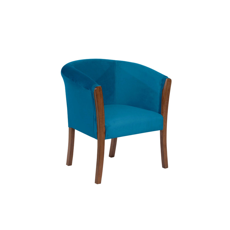 SITIAL LATAM HOME DORTMUND AZUL PETROLEO TELA VELVET - 3