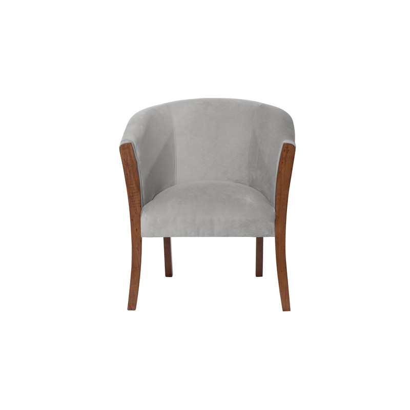 SITIAL LATAM HOME DORTMUND GRIS TELA VELVET - 2