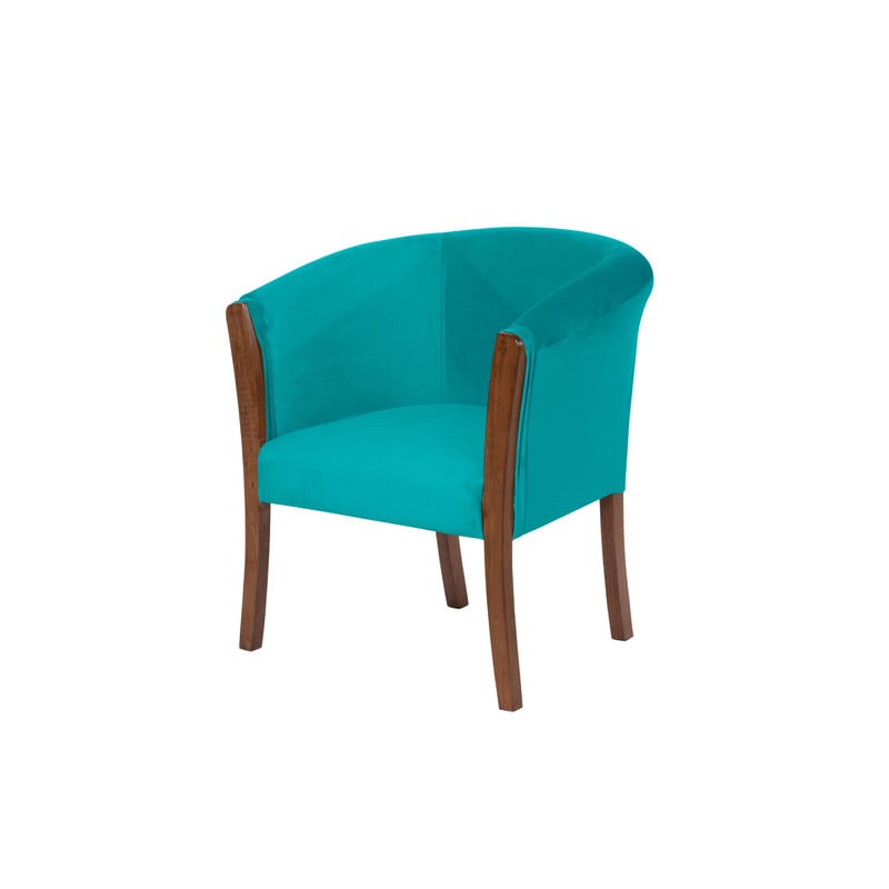 SITIAL LATAM HOME DORTMUND TURQUESA TELA VELVET - 1