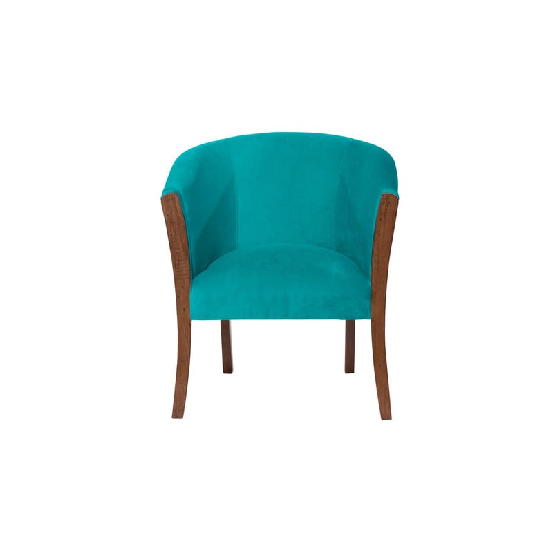 SITIAL LATAM HOME DORTMUND TURQUESA TELA VELVET - 2