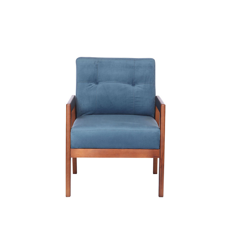 SITIAL LATAM HOME MUNICH AZUL PETROLEO TELA VELVET - 1